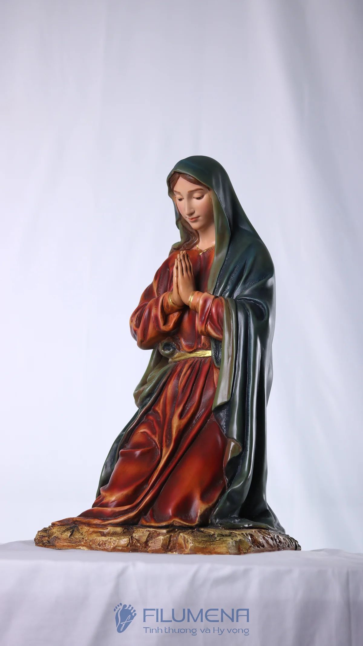 Bộ tượng Giáng sinh 50 cm 3 nhân vật tông màu trầm cổ điển