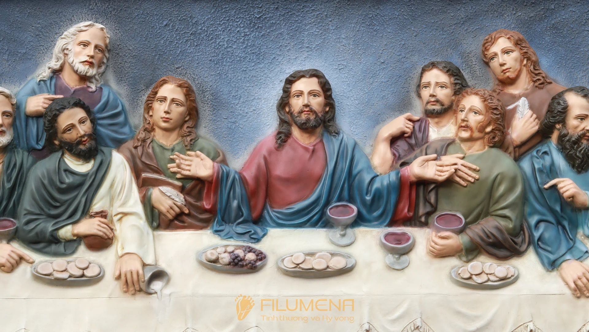 Phù điêu Bữa Tiệc Ly 150 x 75 cm