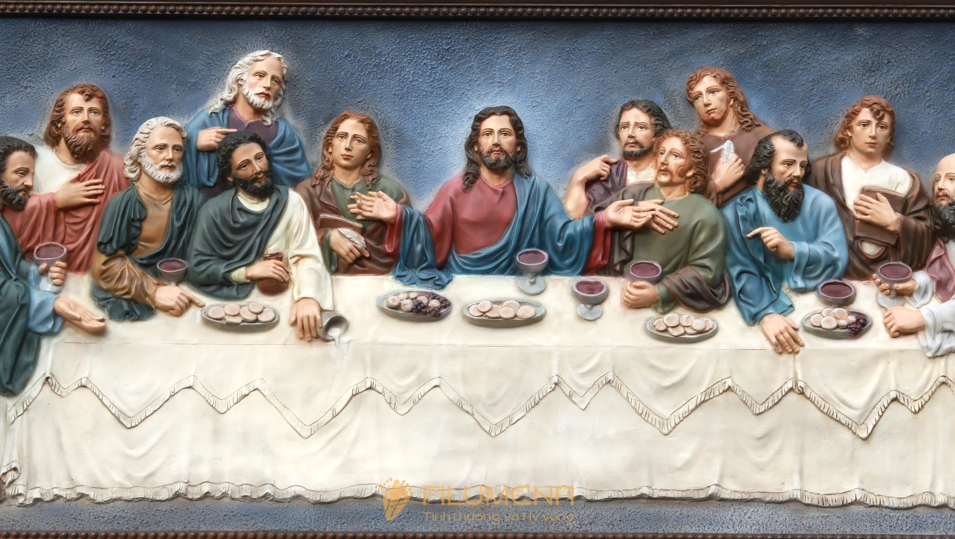 Phù điêu Bữa Tiệc Ly 150 x 75 cm