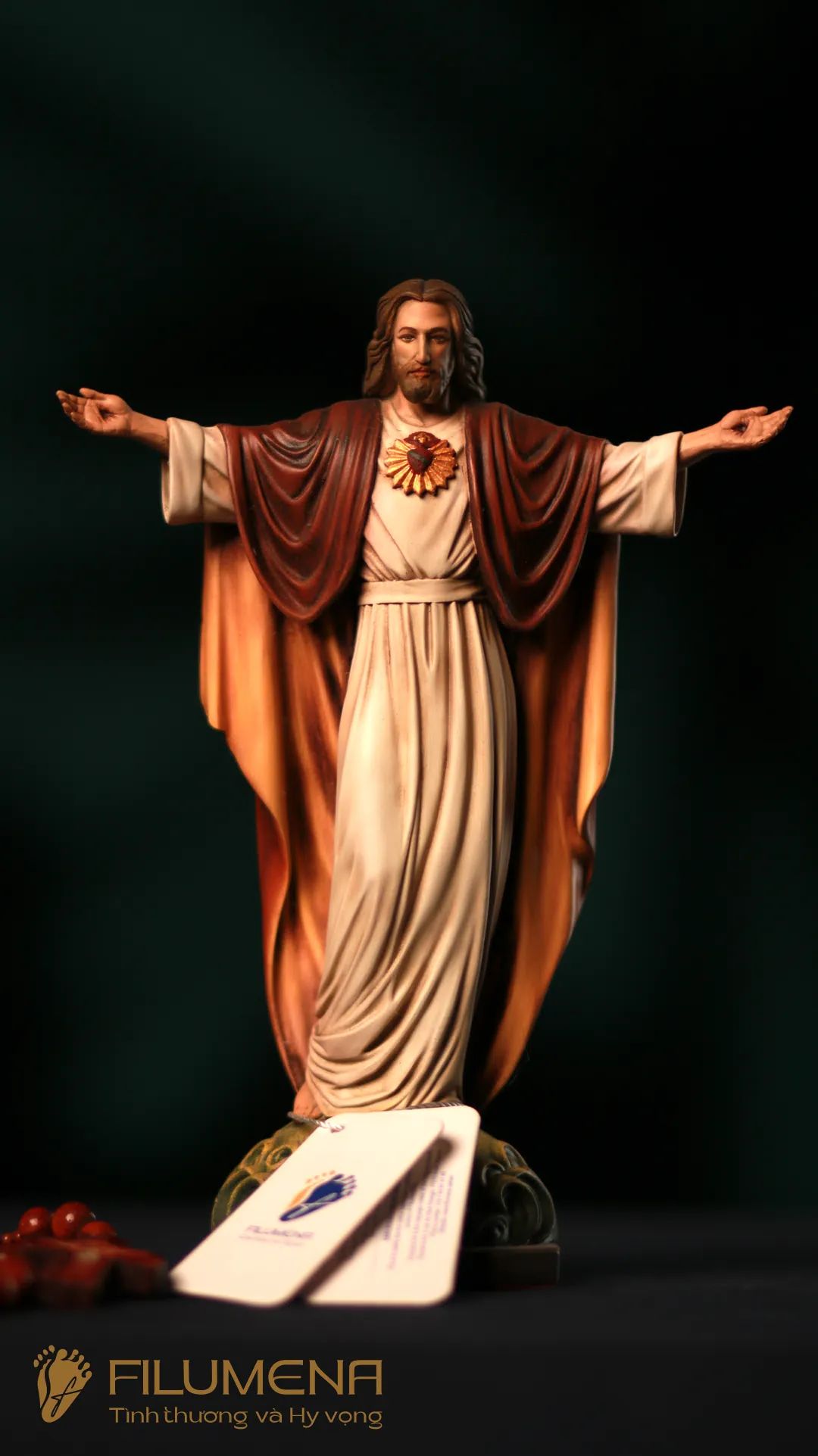 Tượng Chúa Ki-tô Vua Vũ trụ cao 20 cm, 30 cm