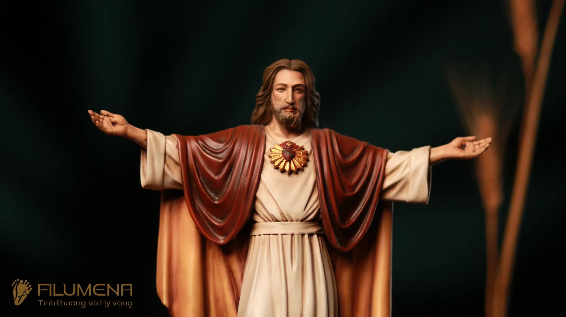 Tượng Chúa Ki-tô Vua Vũ trụ cao 20 cm, 30 cm