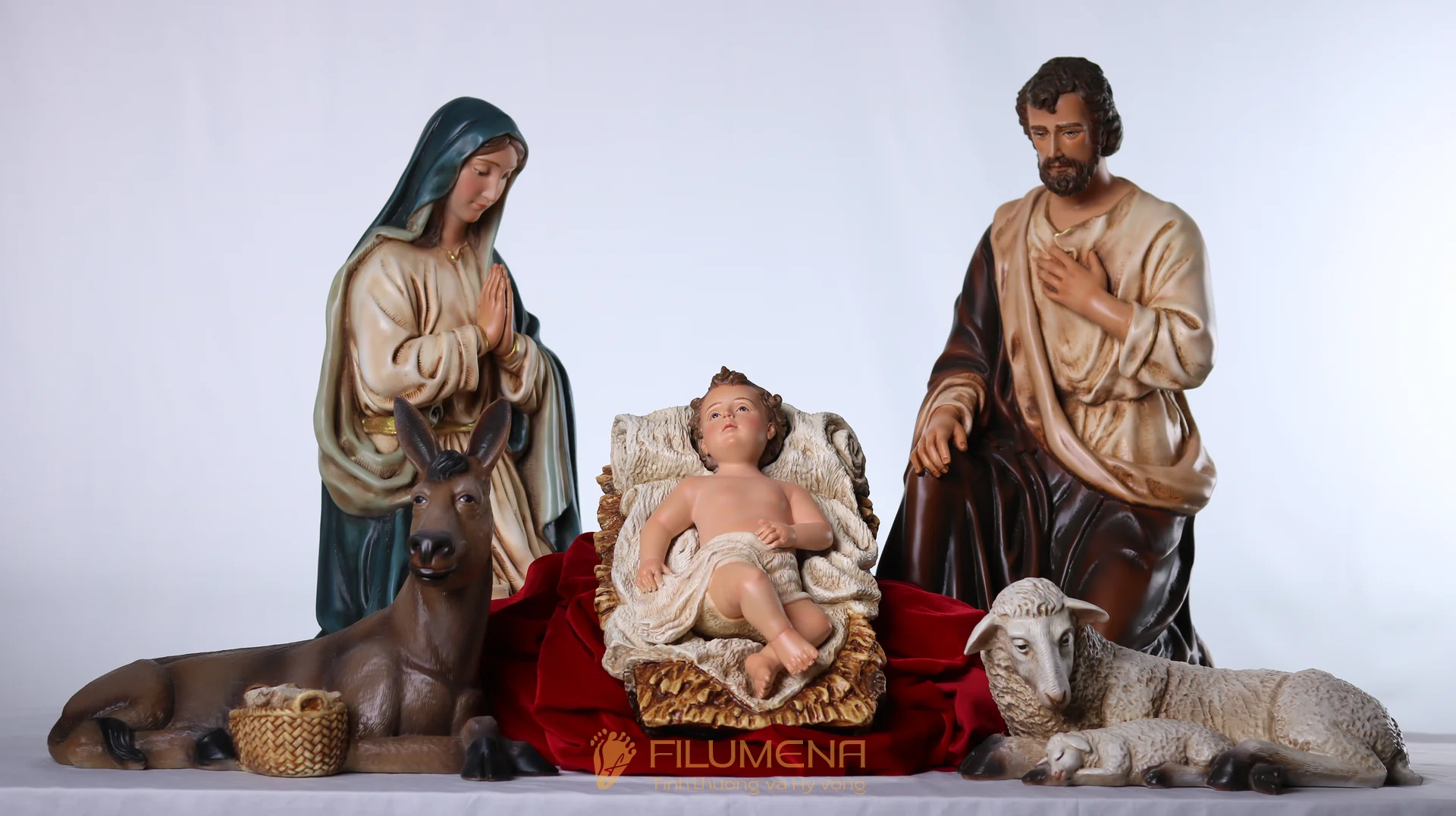Tượng Giáng Sinh nhỏ Filumena – tinh tế, thiêng liêng, phù hợp mọi không gian